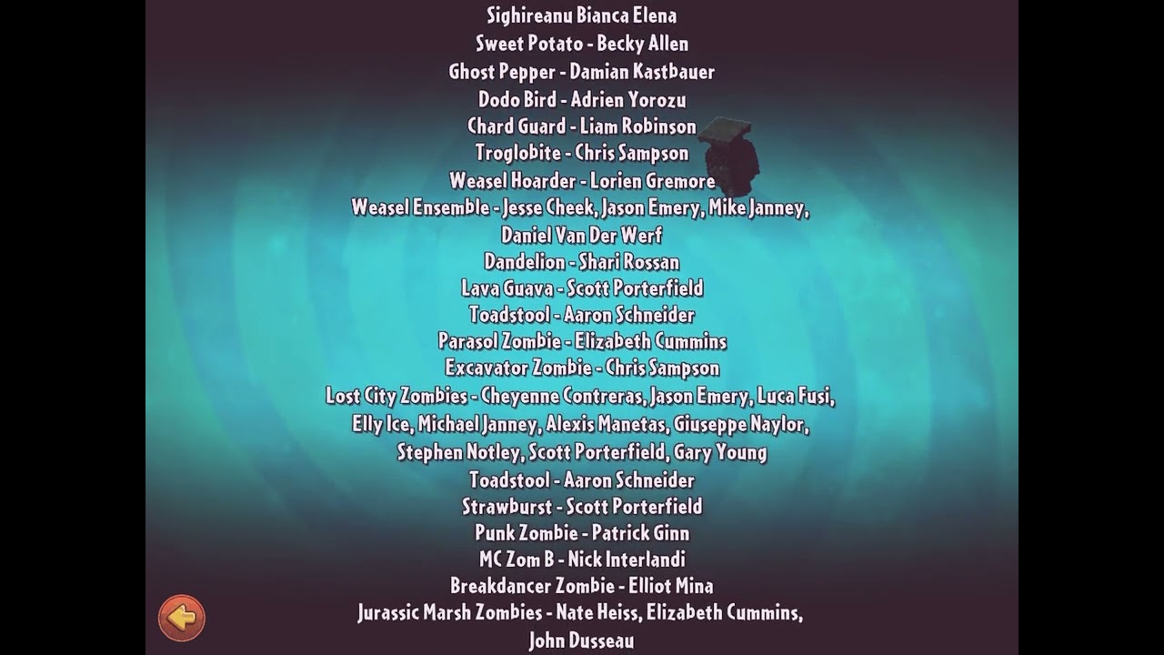 Plants vs. Zombies 2 (Pop Cap) (End Credits)