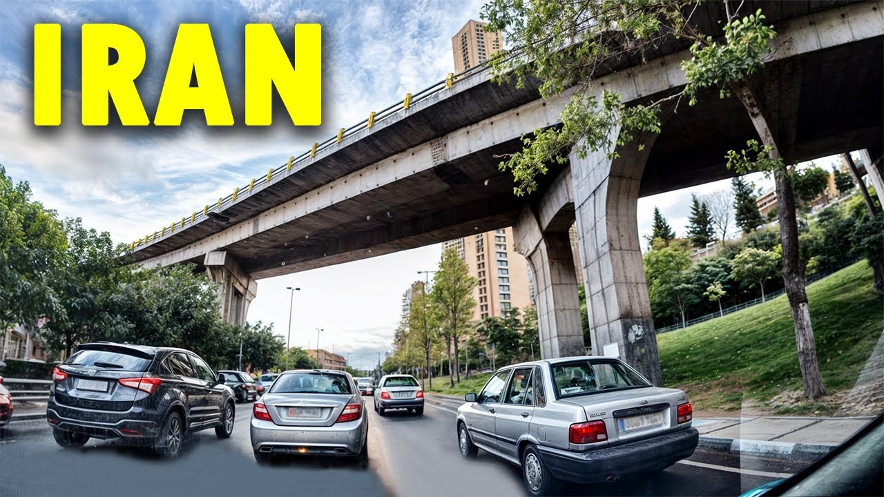 🚗 Scenic Drive from Tehran to Qazvin | Passing Through Karaj on a Stunning Road Trip in Iran! 🌄
