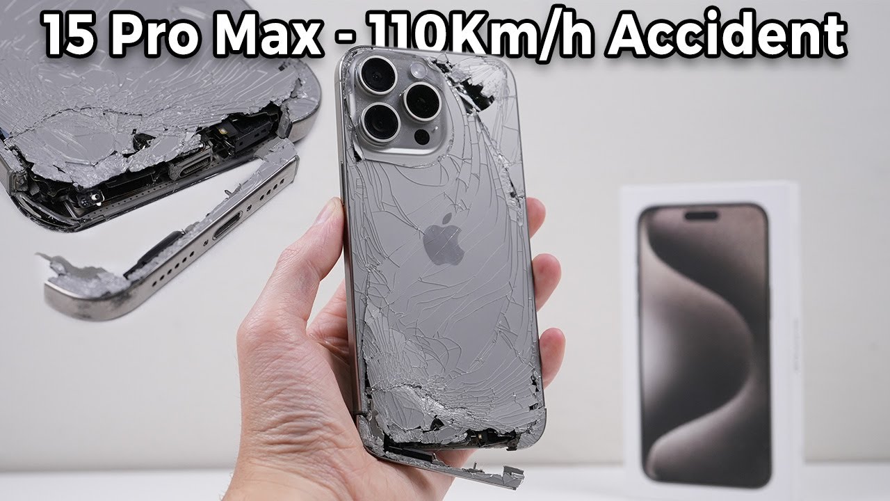 Восстановление iPhone 15 Pro Max — сломалась титановая рамка!