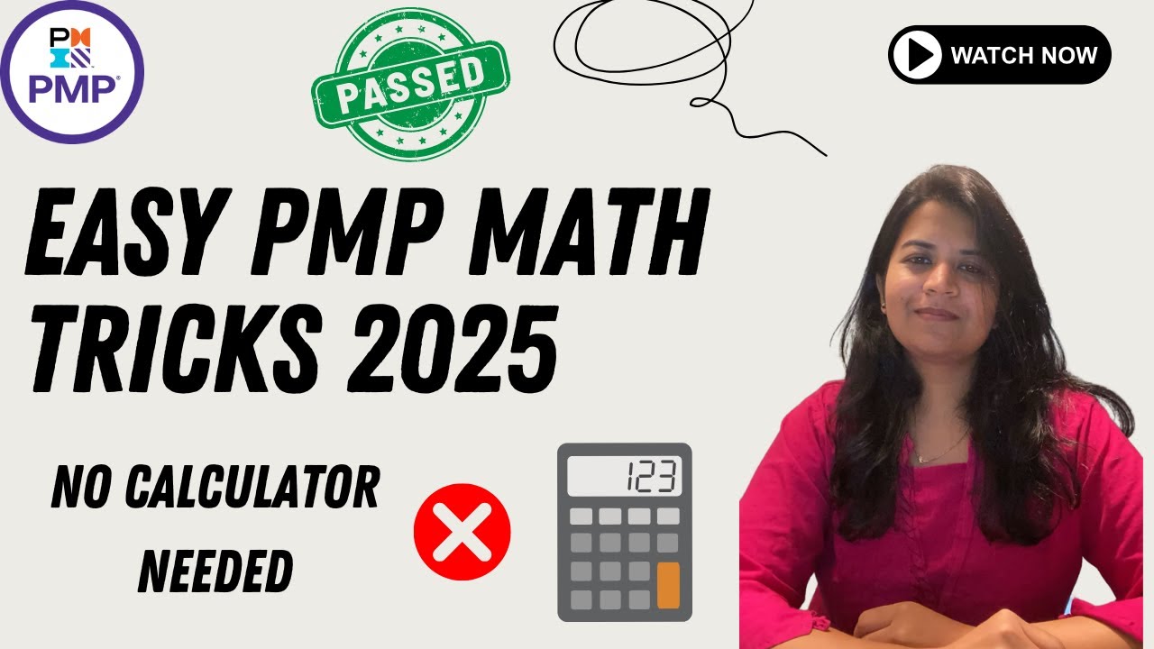 PMP Math Made EASY Without Calculator! (2025 Exam Tricks) 🎯 #pmpl #exam #maths #questions #success