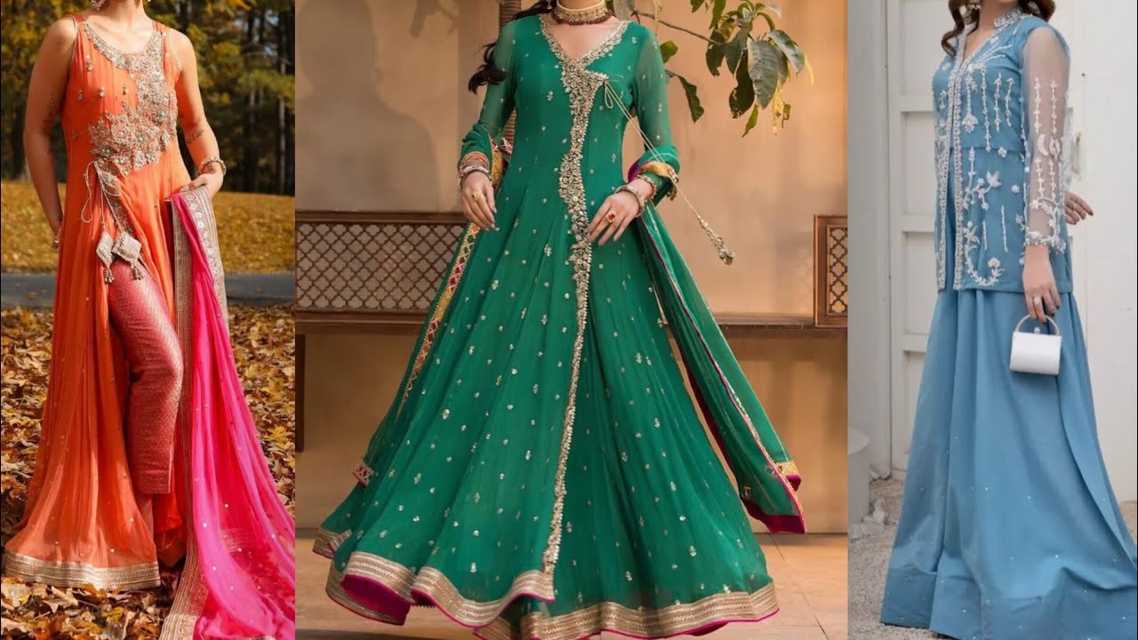 Frauks shalwar qameez Eid collection beautiful dress design's by @Misbahdressdesign275 