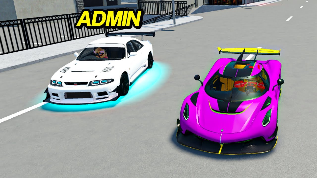 I RACED AN ADMIN IN ROBLOX DRIVING EMPIRE
