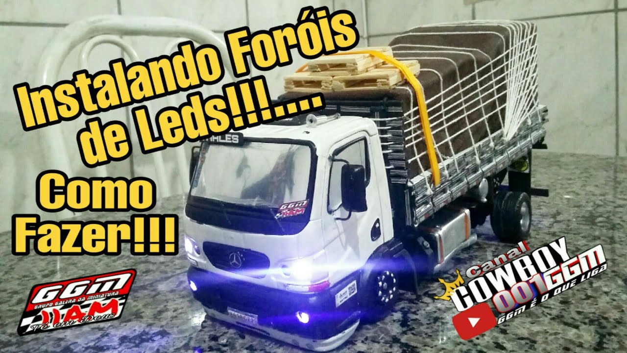 Instalando Faróis de Leds!!!....como fazer de modo bem simples!!!