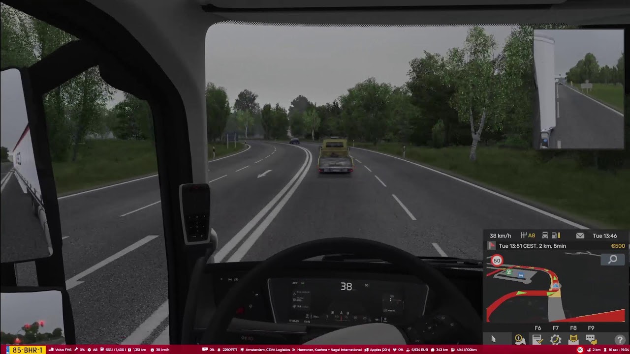 Euro Truck Simulator 2 - Doing some driving
