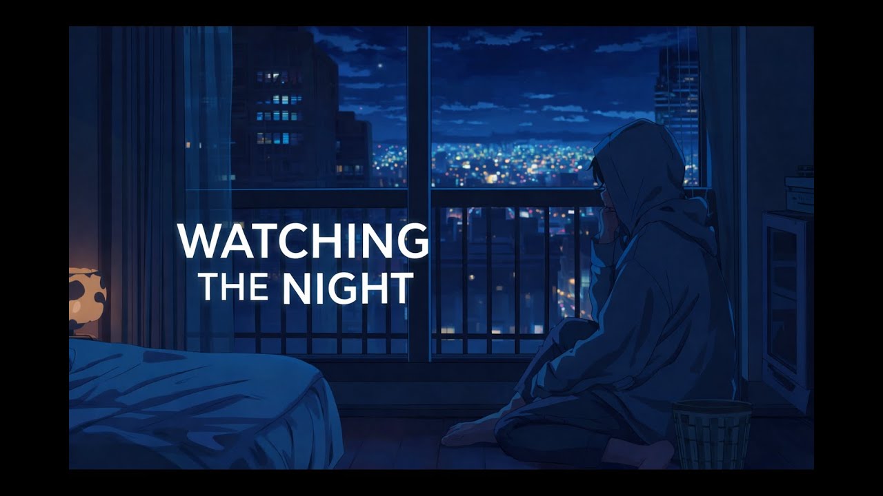 Watching the Night 🌙 | Late Night Lo-Fi for Quiet Minds