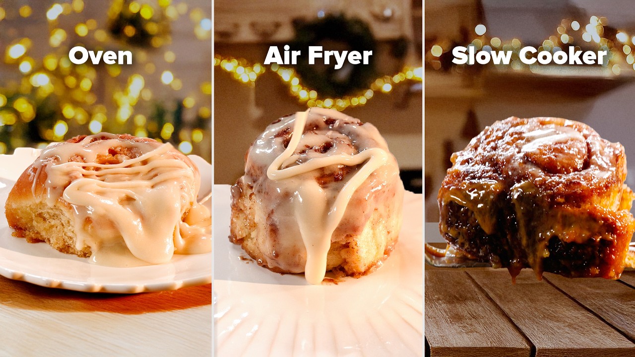 We Tried 3 Ways to Make Cinnamon Rolls: Slow Cooker, Air Fryer and Oven