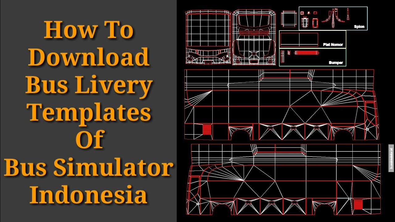 How To Download Bus Livery Templates Of Bus Simulator Indonesia