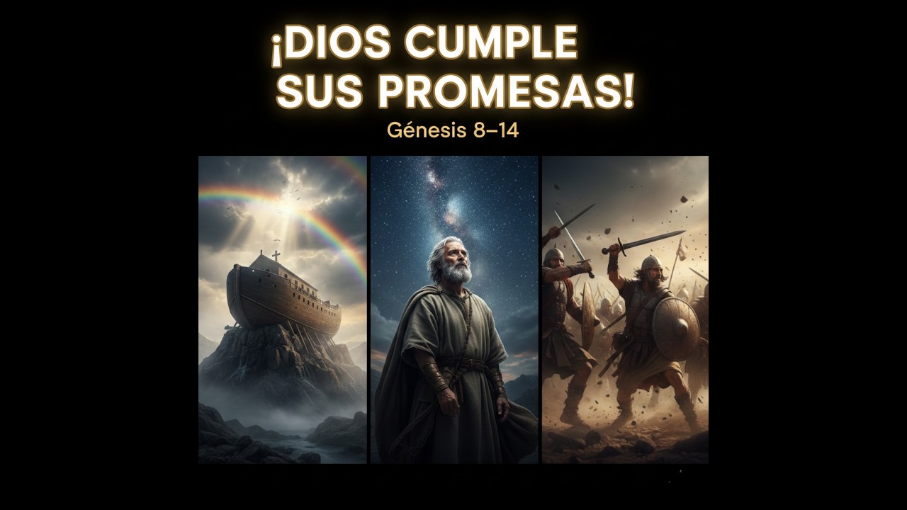 Descubre las promesas, el nuevo comienzo y el nacimiento de una gran nación Génesis Capitulo 8 al 14