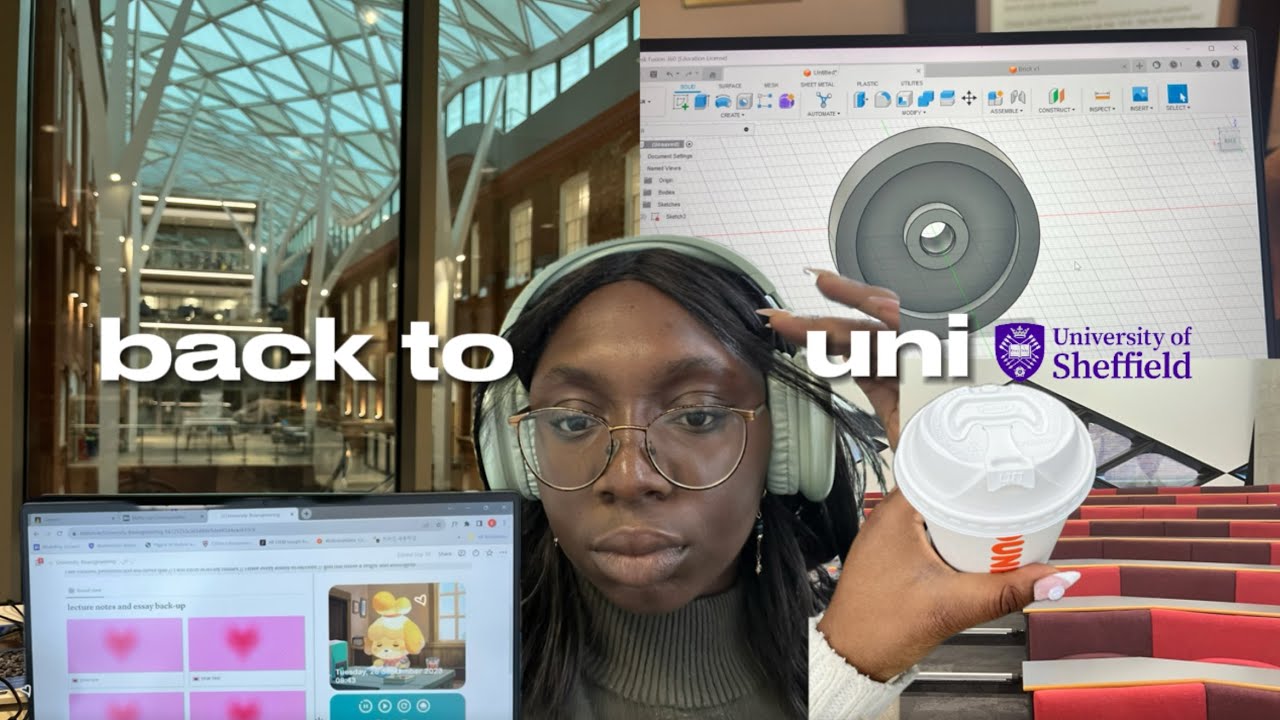 FIRST WEEK OF UNI 🎧👩‍🔬| second year, student life, burn out already | uni diaries s2 ep2