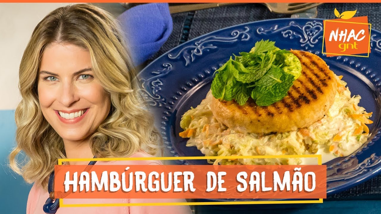 Hambúrguer de salmão crocante e macio | Rita Lobo | Cozinha Prática