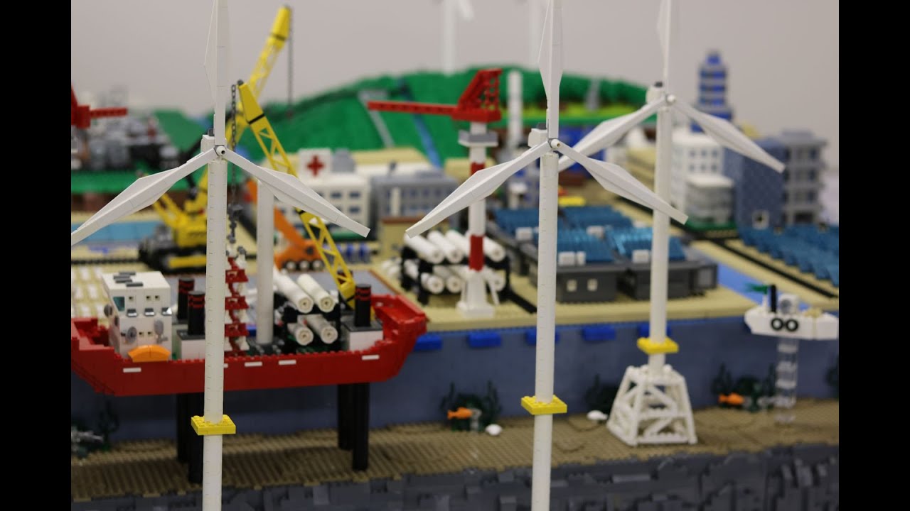 再エネ5電源レゴブロックジオラマ制作（2019年3月29日九電ニュース特集）