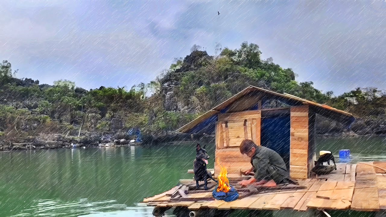 60 Days Survival: Epic Raft from Trash, Seafood & Lost Dog