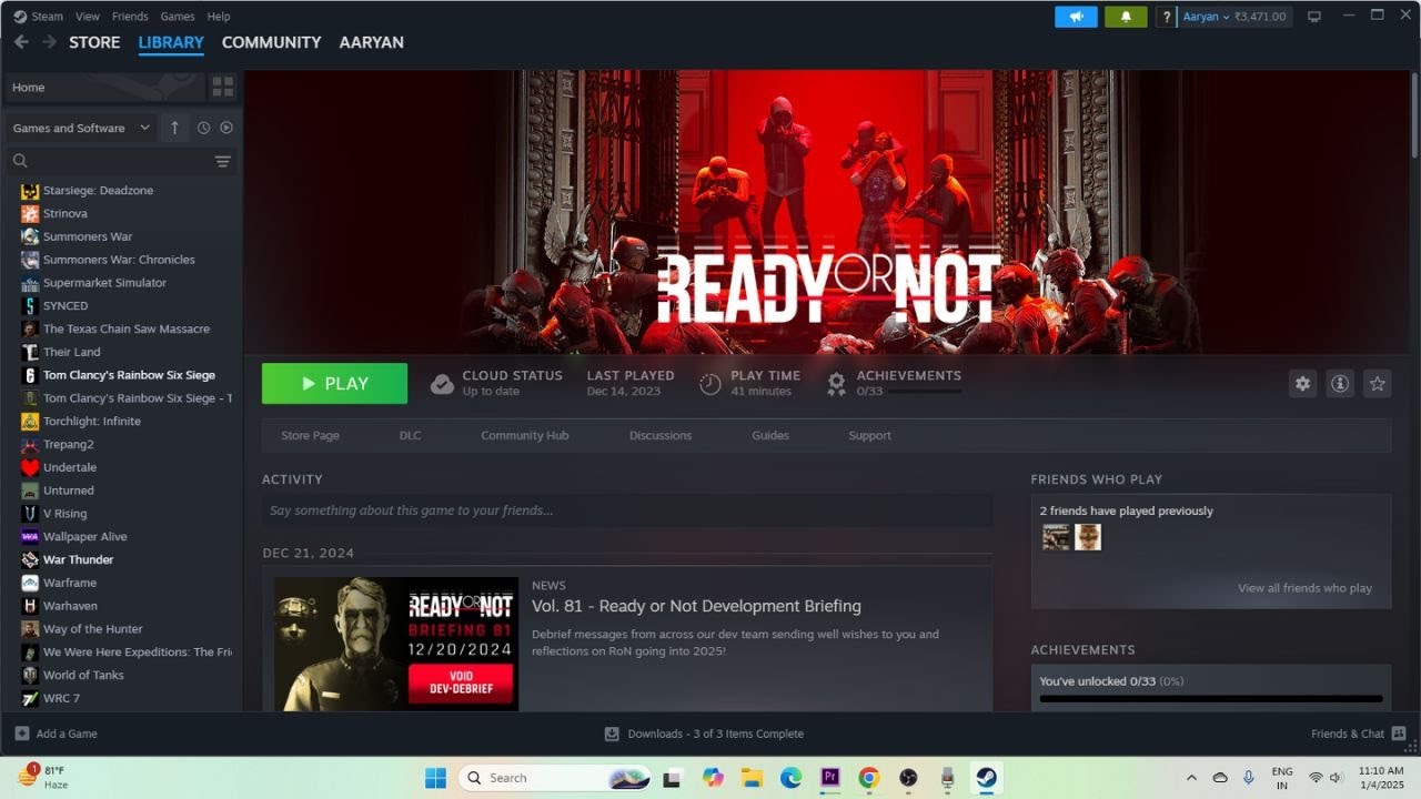 How to Fix Ready or Not Not Loading or Stuck On Loading Screen On PC