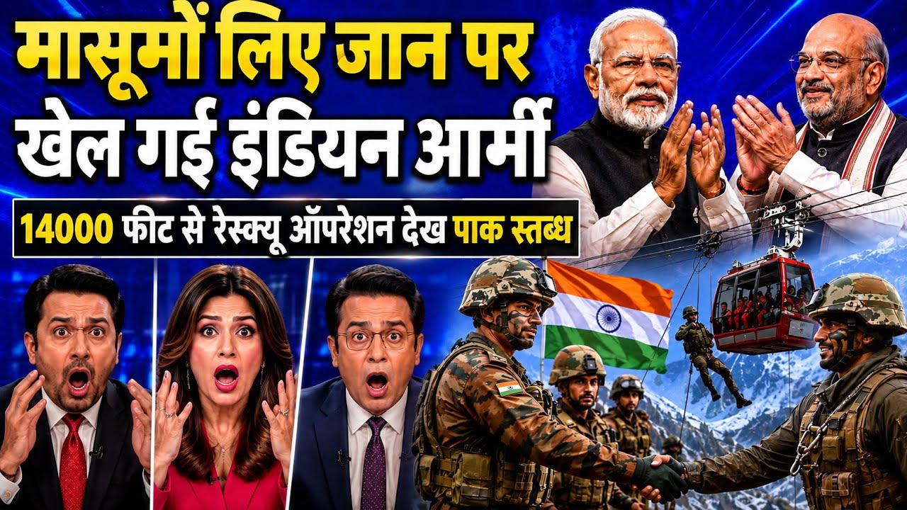 Gulmarg Gondola Rescue: Indian Army Saves 320 Lives | Breaking News | Pakistan Media React