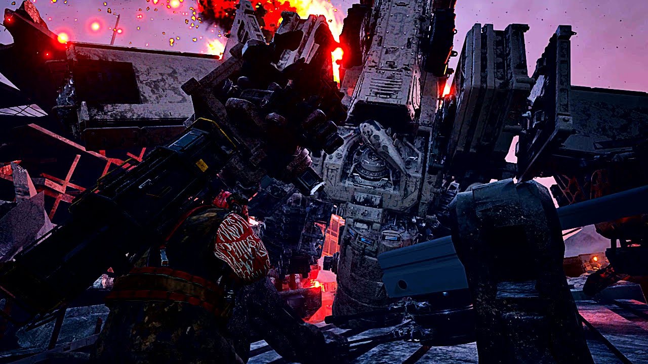 Destroying A Battle Mech Without Using Rail Gun In The Forever Winter