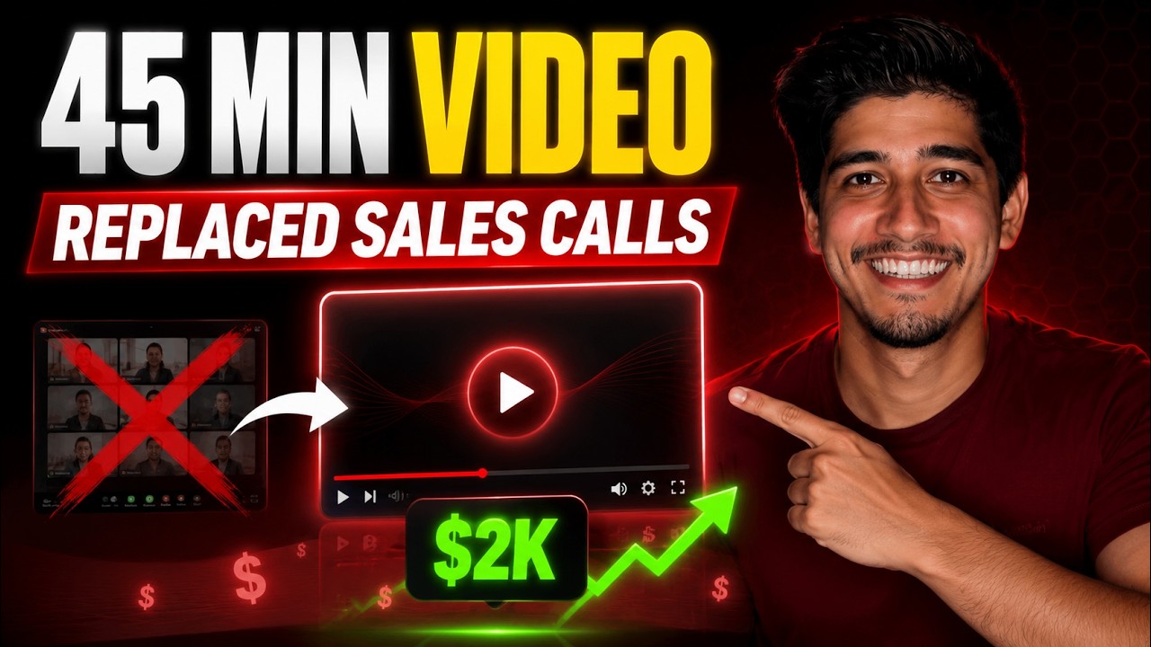 The 45-Minute Video That Replaced $100M Worth of Sales Calls | Scale Your Info Business