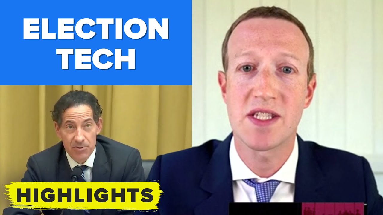 Zuckerberg explains election LIES to Congress, Facebook fights hate speech