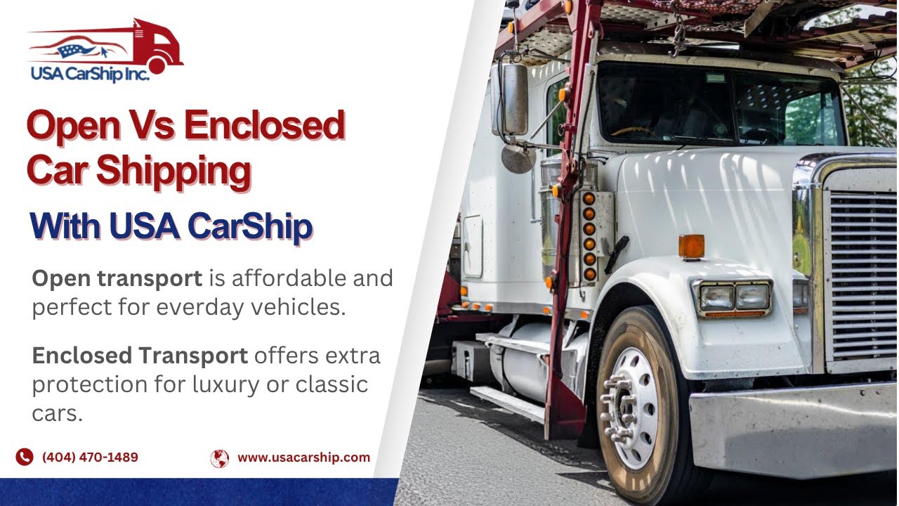 Open vs Enclosed Car Shipping | Which is Right for You?