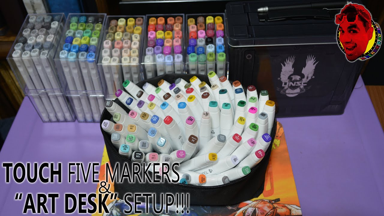 TOUCH FIVE Markers (80pc Fashion Set) from Aliexpress & 