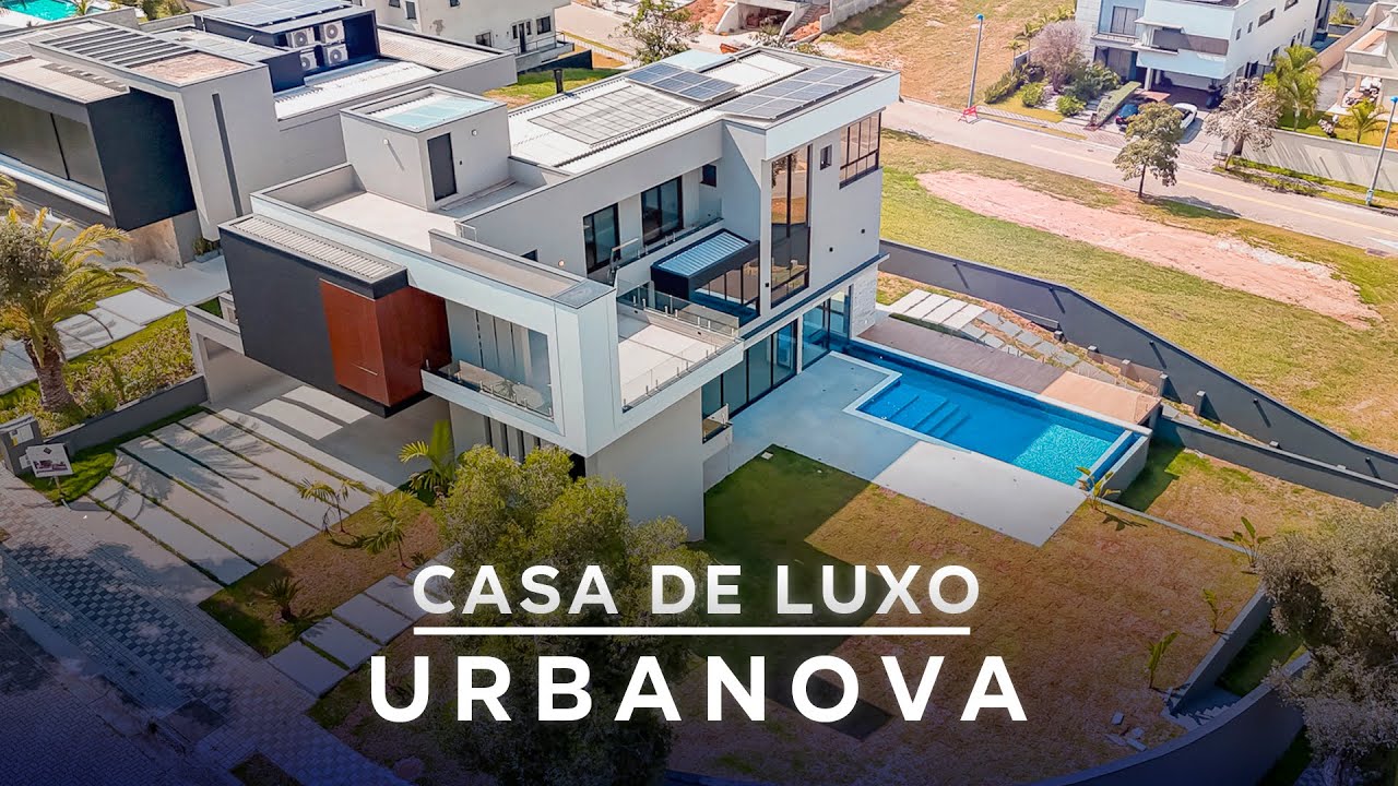 CASA DE LUXO COM 5 SUÍTES À VENDA EM CONDOMÍNIO FECHADO – URBANOVA – SÃO JOSÉ DOS CAMPOS-SP