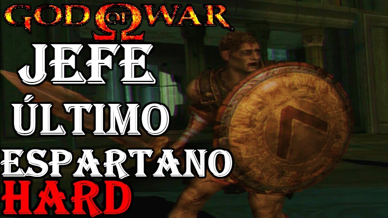Kratos VS Último Espartano God of War Jefe/Boss Difícil/Hard Completo/Full Fight