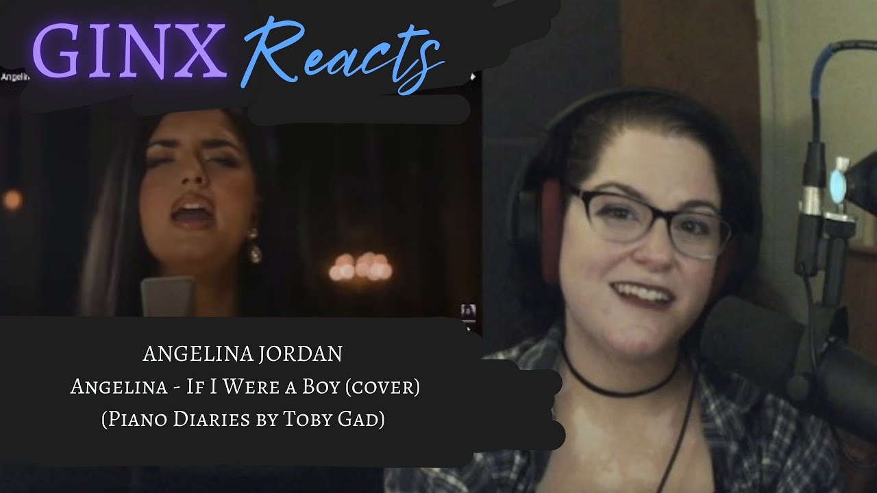 GINX Reacts | Angelina Jordan - If I Were a Boy (cover) (Piano Diaries by Toby Gad) | Reaction