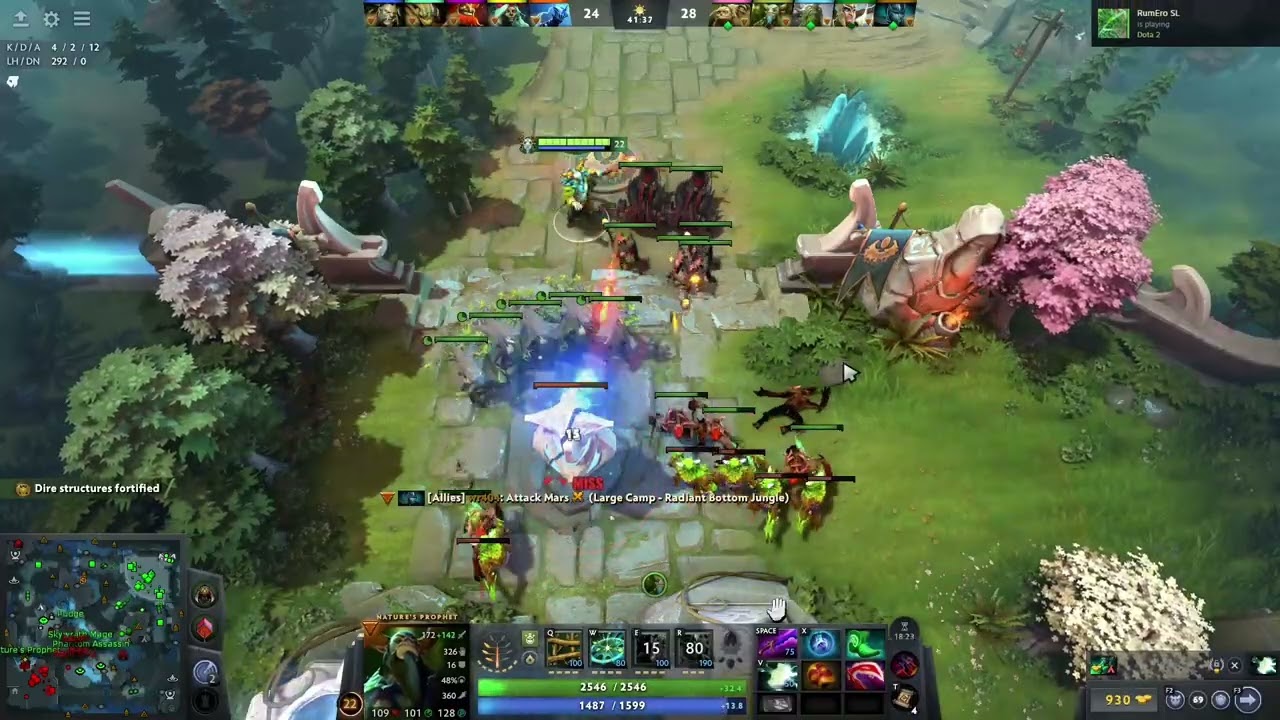 DOTA 2 : Nature Prophet SUPER SUPPORT