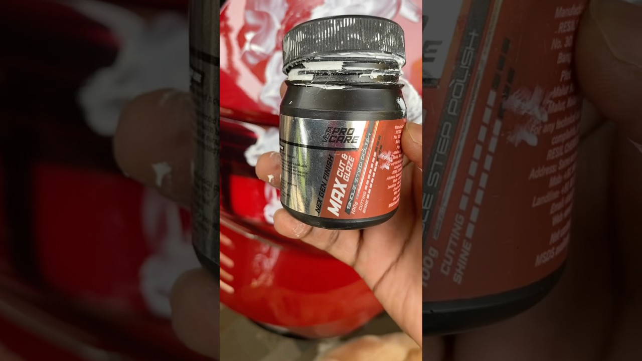 How I removed scratches from my car using Vista Pro Care!  #autoprotect #carhacks #carcare