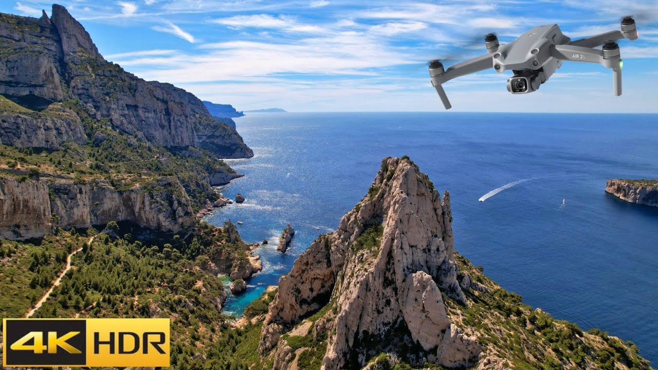 Calanques de Marseille - Drone 4K