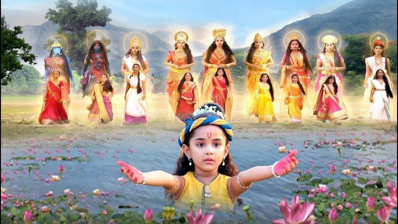 माता लक्ष्मी कान्हा से मिलने के लिए वृन्दावन आयी। #यशोमतीमैय्याकेनंदलाला