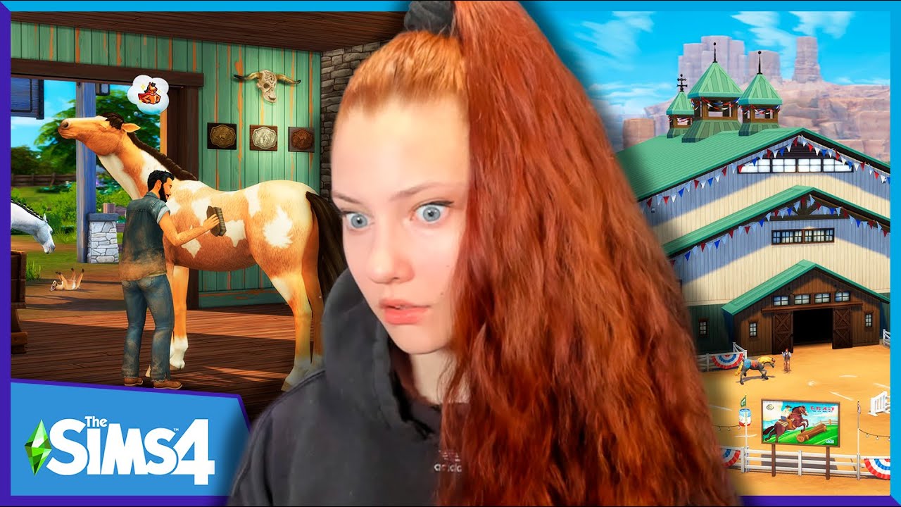 SIMSSIIN TULEE TALLI LISÄOSA?! 😳🐎