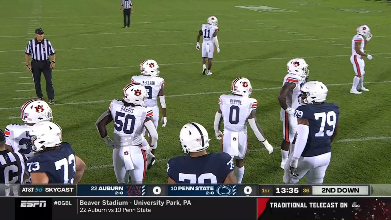 #22 Auburn @ #10 Penn State 2021 SkyCast