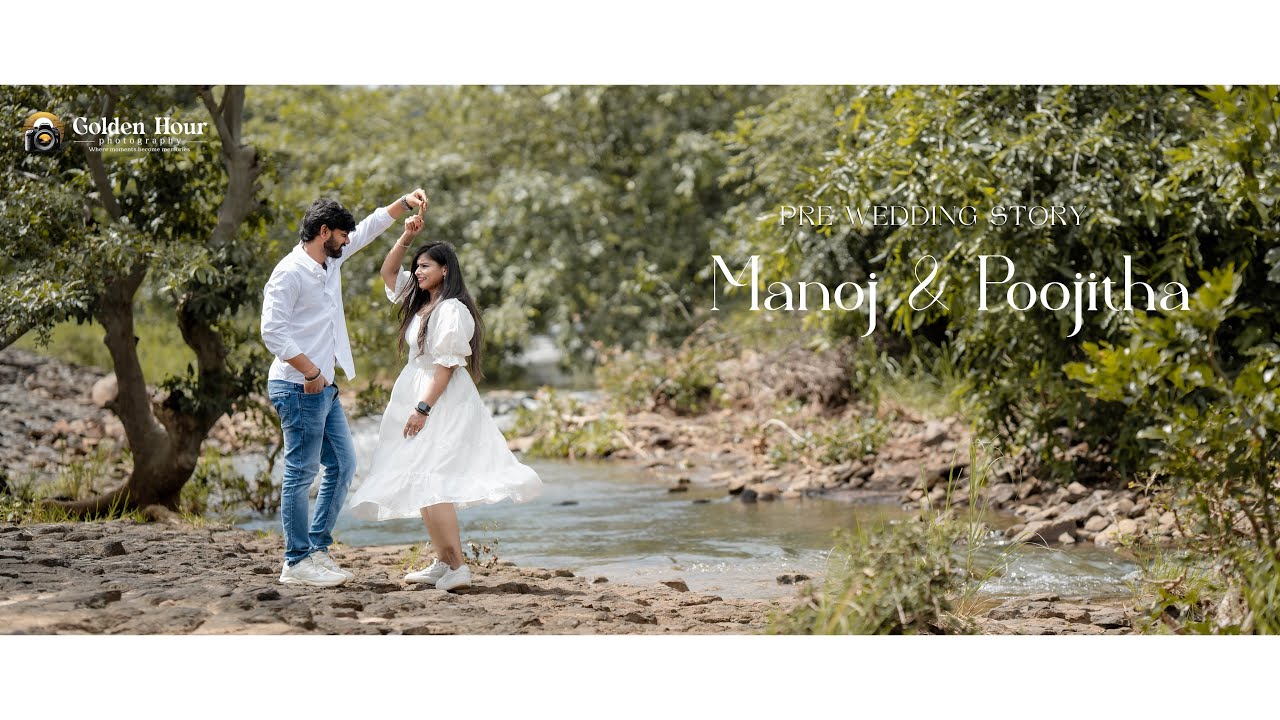 Manoj & Poojitha Pre-Wedding Promo | Golden Hour Photography | Pre-Wedding Trailer | Teaser | 4k