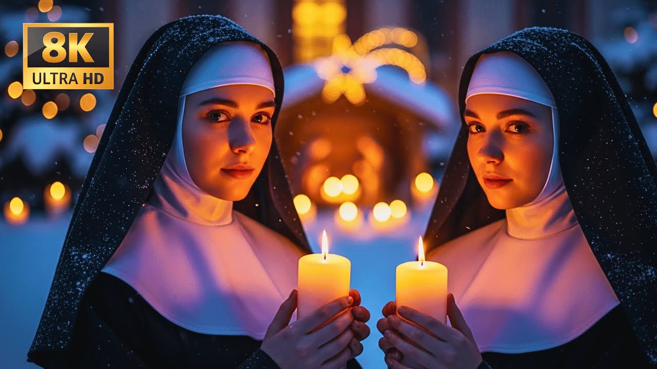 Silent Moon Over the Abbey | Gregorian Chants for Restful Sleep ✝️ Choir
