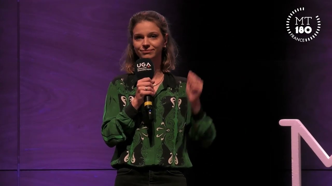 MT180 2023 -  Emilie Boucher, 1er prix du jury Académie de Grenoble