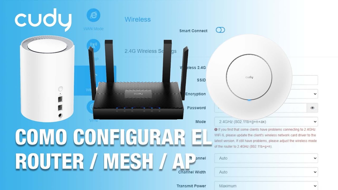 Cómo configurar el router Wi-Fi Cudy y sus sistemas Mesh  | By Demes