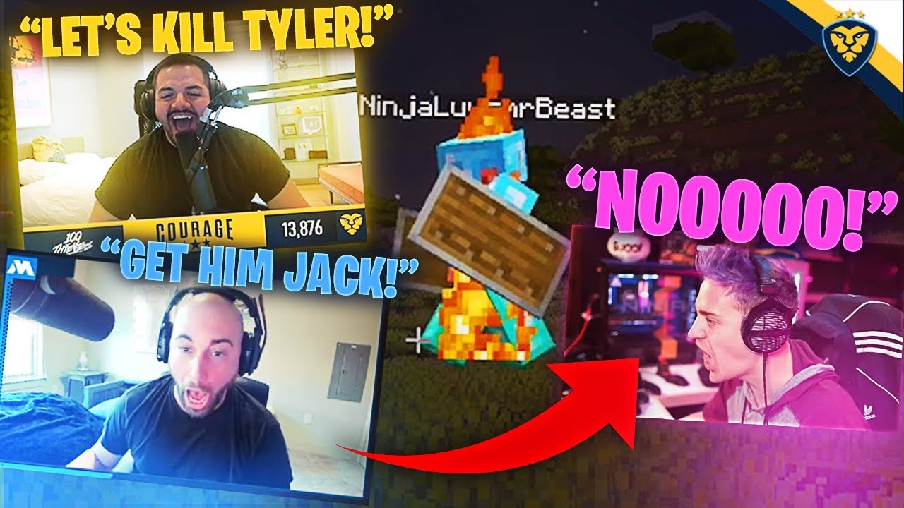 WE FOUGHT THE TOUGHEST BOSS IN MINECRAFT! WE TURNED ON NINJA?! THE HUNTING (Minecraft)