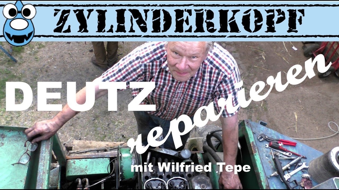 #DEUTZ #Zylinderkopfinstandsetzung durch #050607DX /Wilfried Tepe zeigt uns seine Tricks und Kniffe