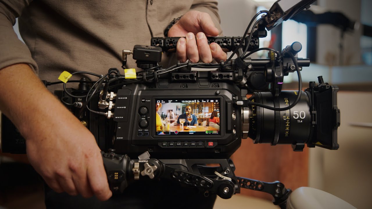 Blackmagic URSA Cine 17K & 12K Camera Rig