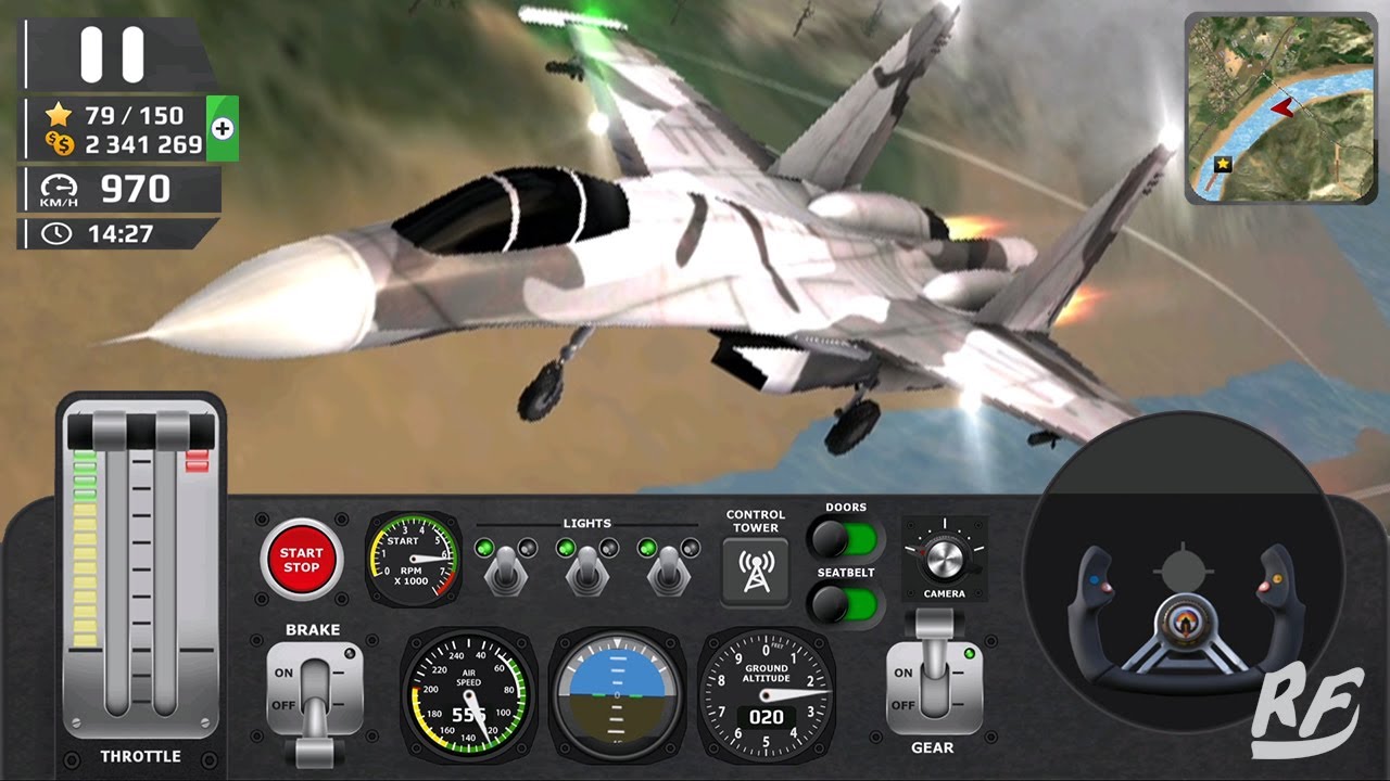 Airplane Flight Pilot! Fly as fast as possible