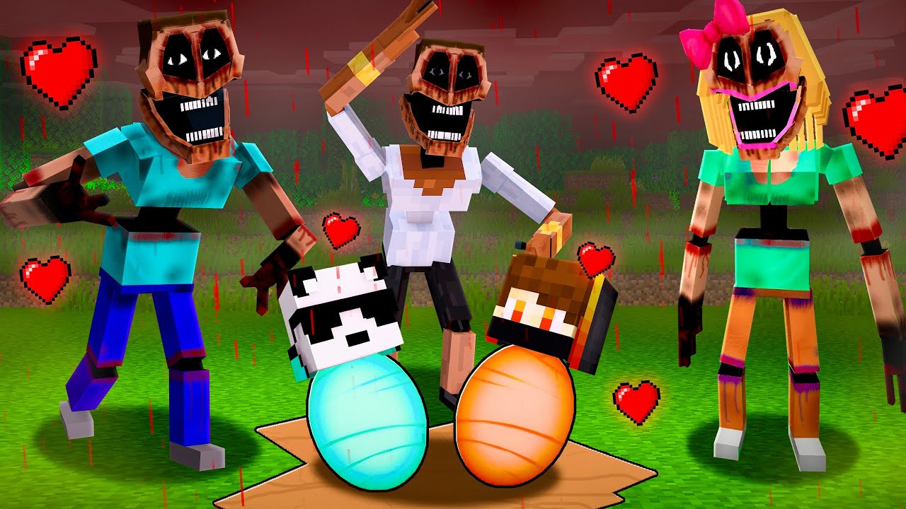 We Got Adopted By SCARY MIMIC FAMILY in Minecraft!! 😱
