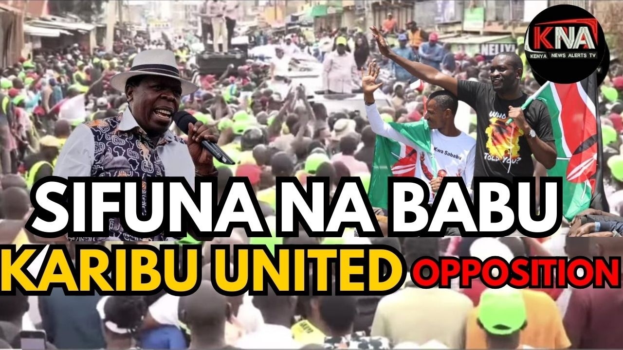 SASA TUNATAKA BABU OWINO NA SIFUNA WAUNGANE NA SISI TUWE NA AJENDA MOJA!
