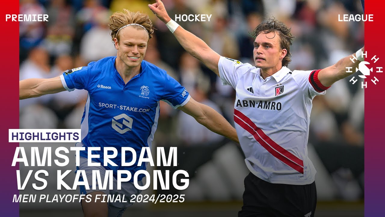 SPEKTAKEL in Amsterdam Wie pakt de TITEL?💥 AMS - KAM 🏑 Tulp Hoofdklasse Heren ‘24/’25 | Samenvatting