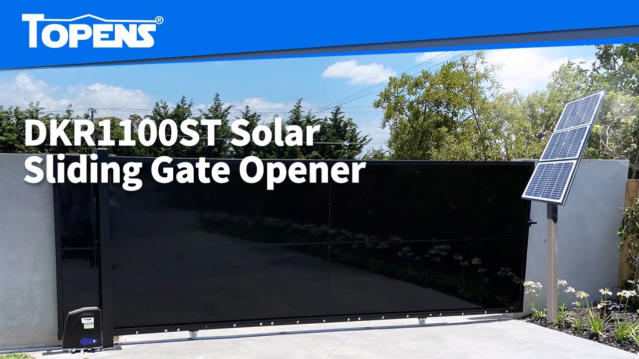 TOPENS DKR1100ST Solar Automatic Sliding Gate Opener