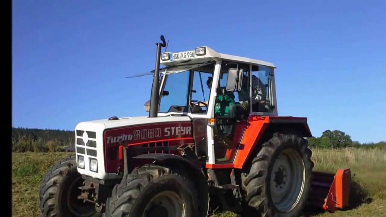 Mulchen mit Steyr 8080 2.0  *HD*