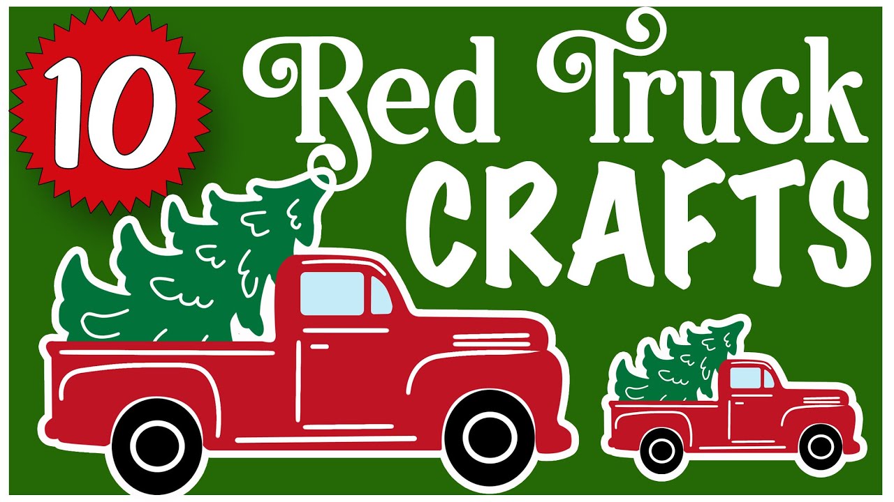 10 EASY Red Truck Crafts! 🎄 CHEAP Dollar Tree CHRISTMAS DIYs