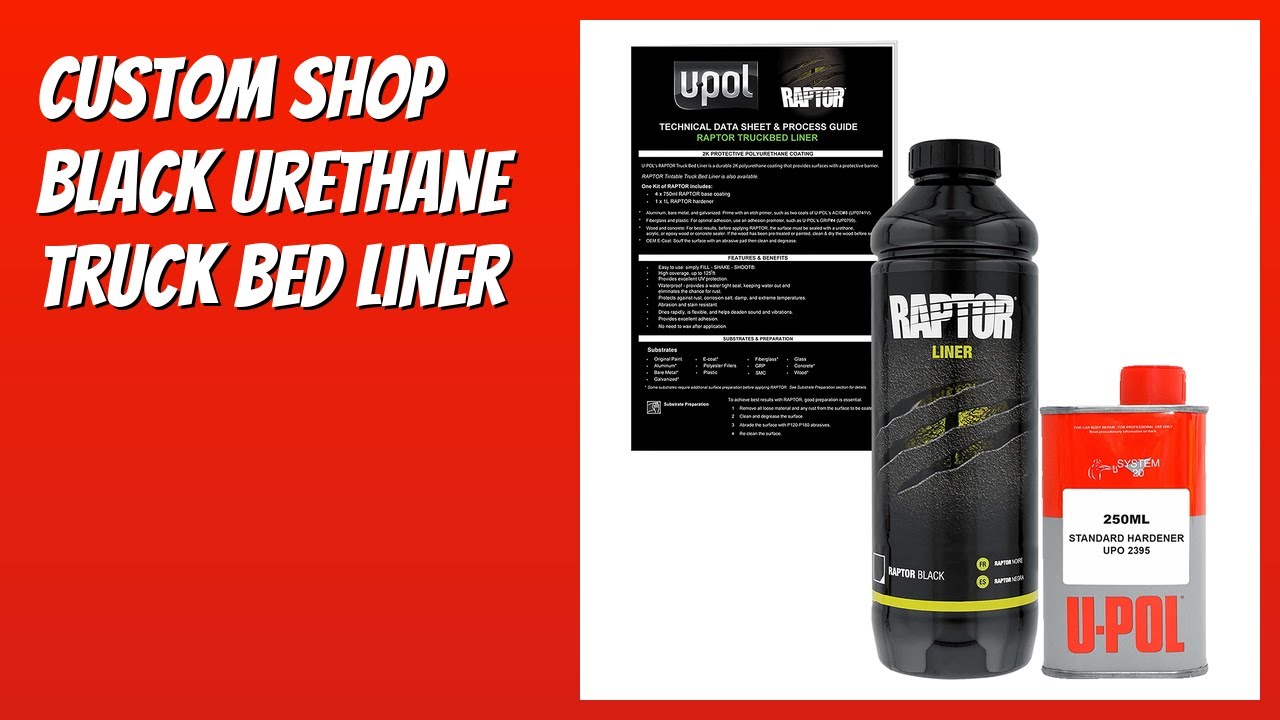 REVIEW (2026): Custom Shop Black Urethane Truck Bed Liner. Features