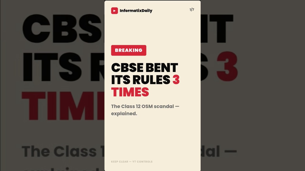 CBSE OSM Scandal: How Coempt Won the Tender 😱 #shorts #cbse #cbseclass12 #education #12boardexam