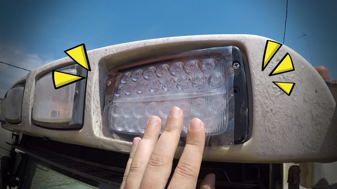 Cómo puse los nuevos faros de LED al FENDT!