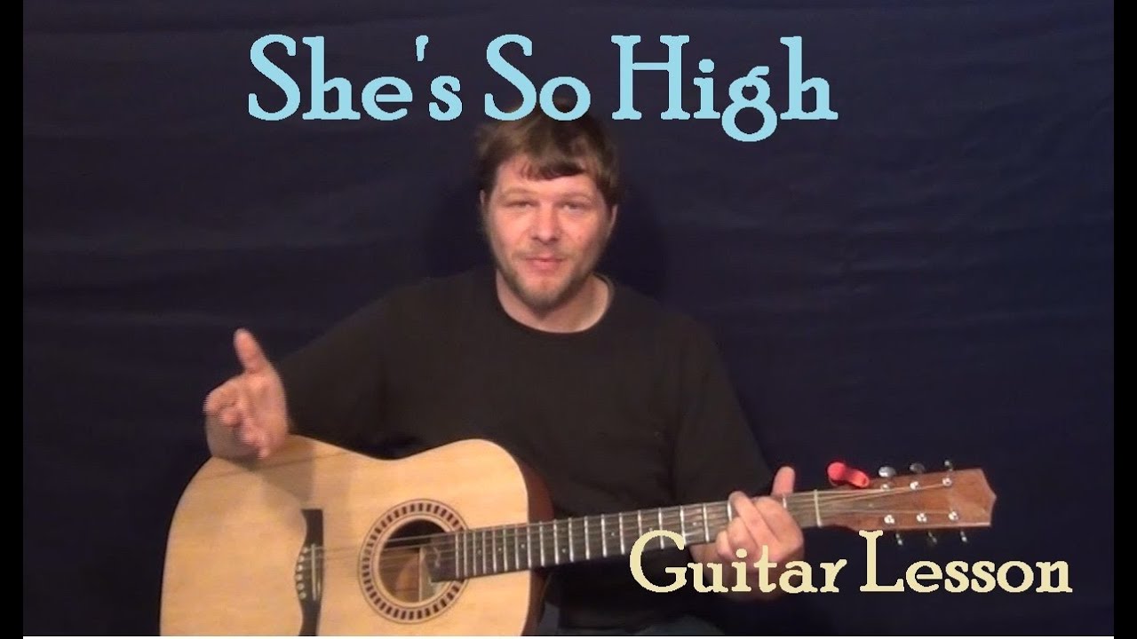 She's So High (Blur) Easy Guitar Lesson How to Play Tutorial